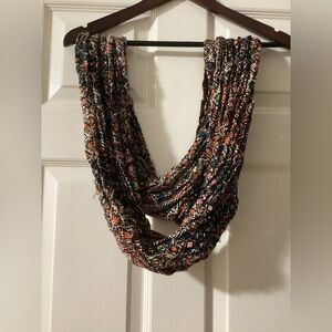 Colorful infinity scarf